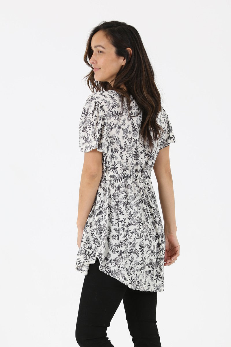 Lace Trim Blouse