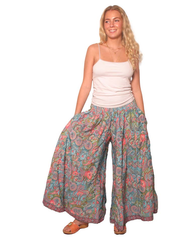 Blue Sky Palazzo Pants