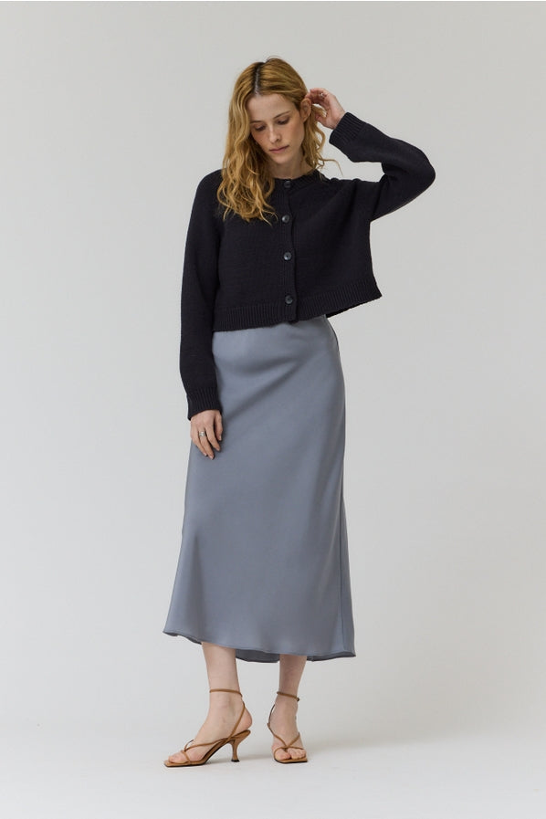 Grade & Gather Knit Crop Cardigan