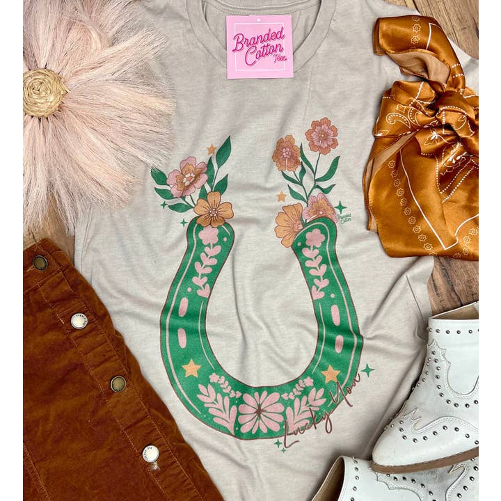 Lucky You Horseshoe Tee