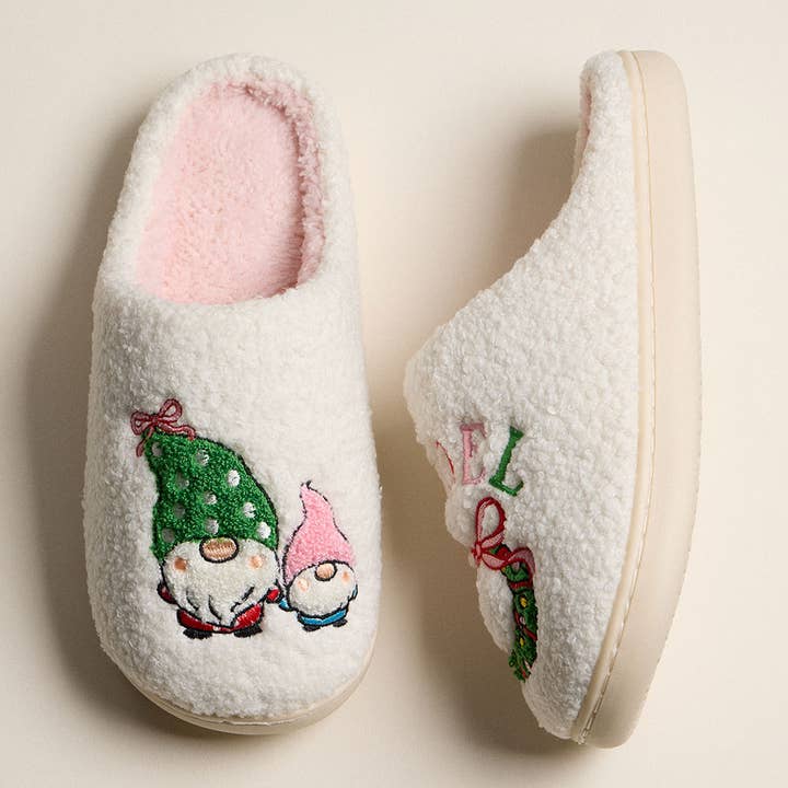 Gnome Noel Christmas Slippers