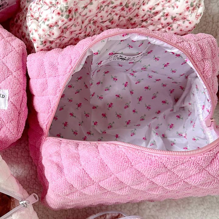 Sunkissed Coconut Large Olivia Quilted Travel Bag