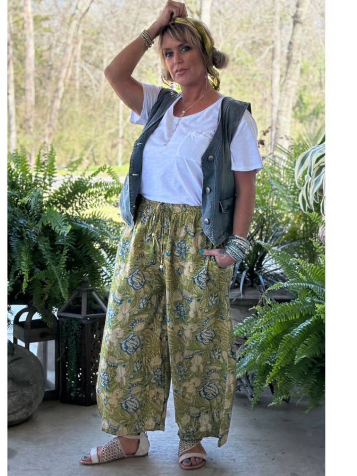 Jaded Gypsy Patchwork Sunrise Pants