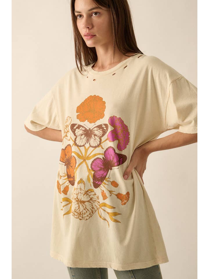 Promesa Butterfly Oversized Tee