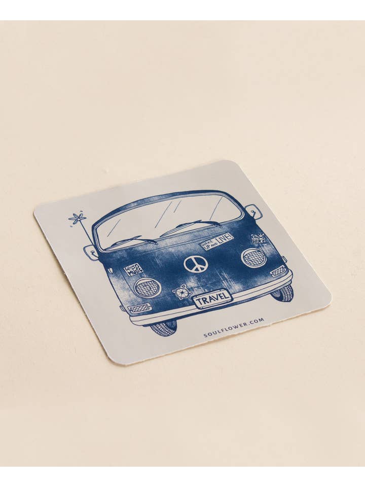 Travel Happy Sticker