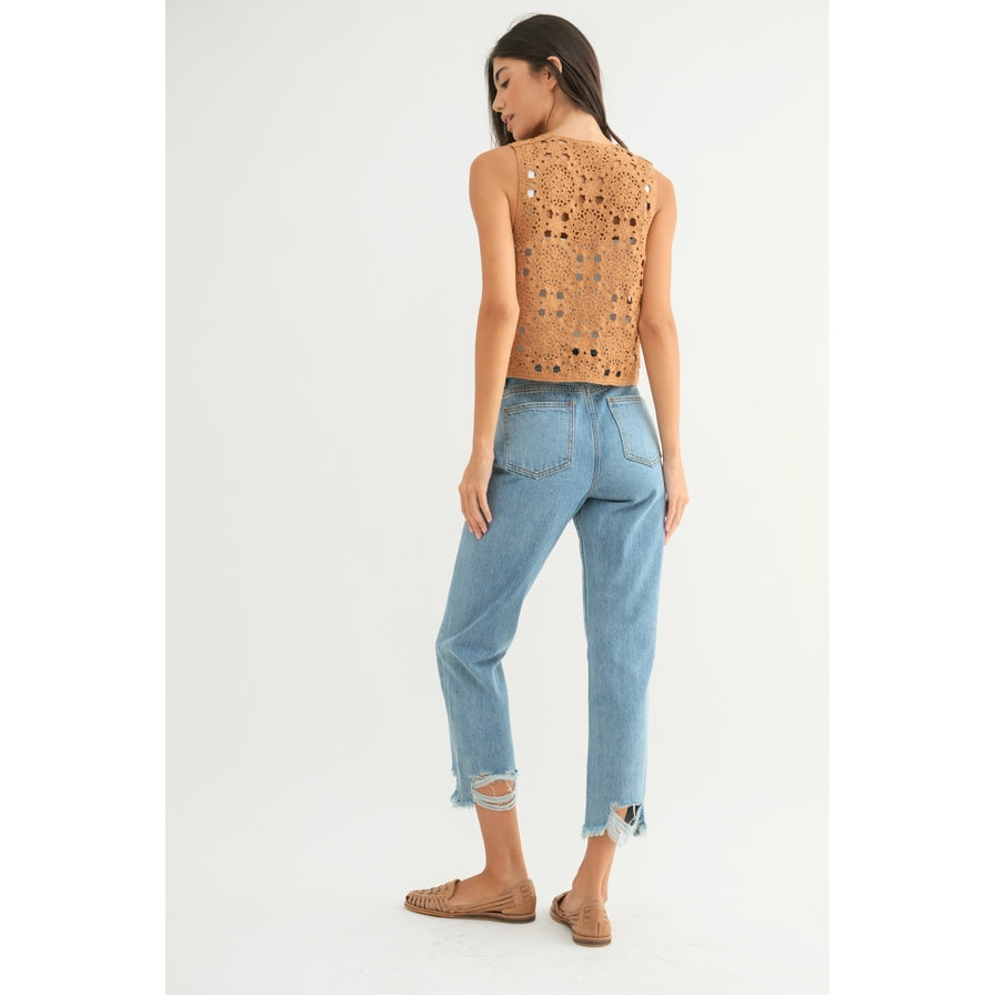 Wishlist Apparel Crochet Vest