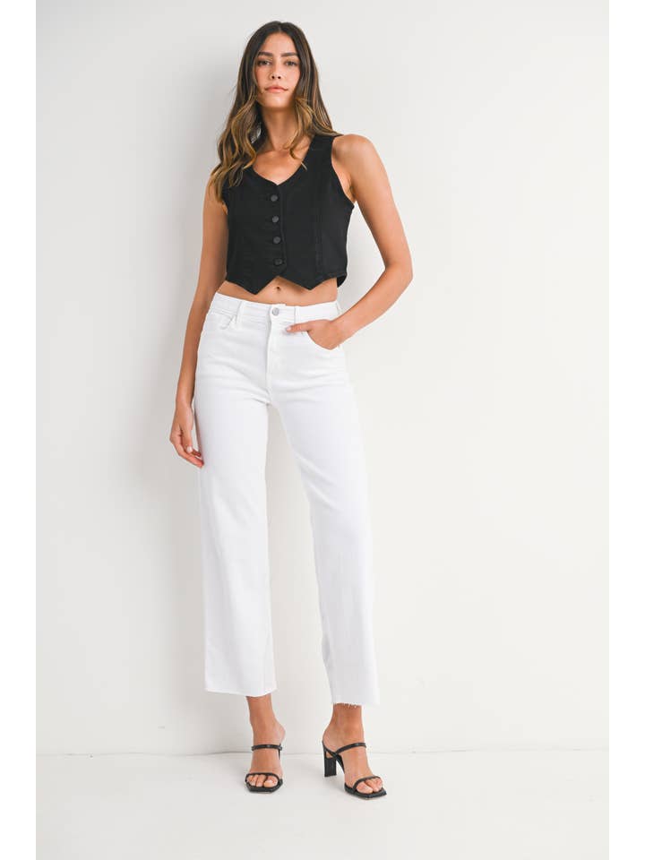 Just Black Denim Classic Straight Jeans