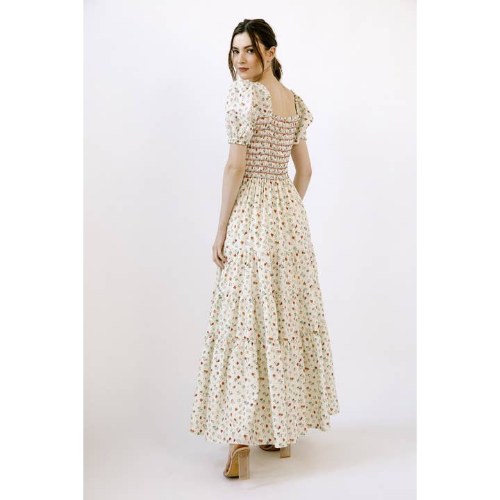 Storia Rose Bouquet Maxi Dress