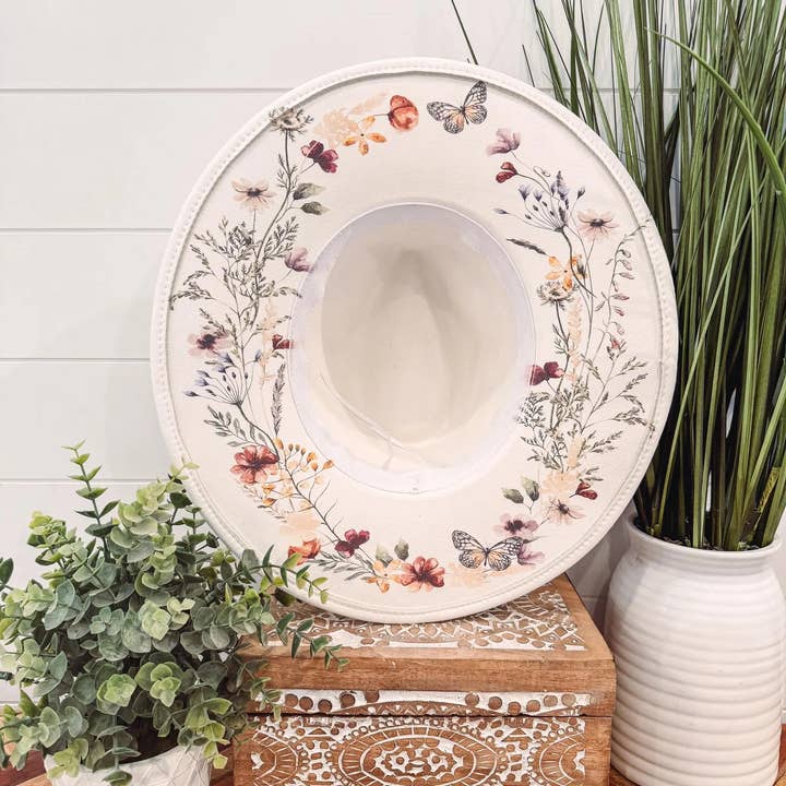 Floral Print Cowboy Hat