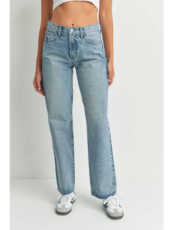 Just Black Denim Relaxed Straight Jean