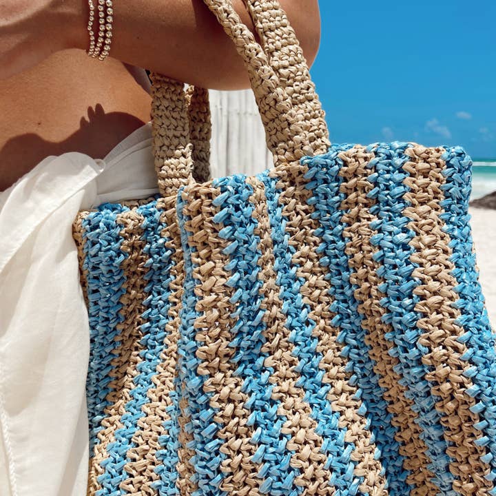 Kenz Kustomz Striped Tote Bag