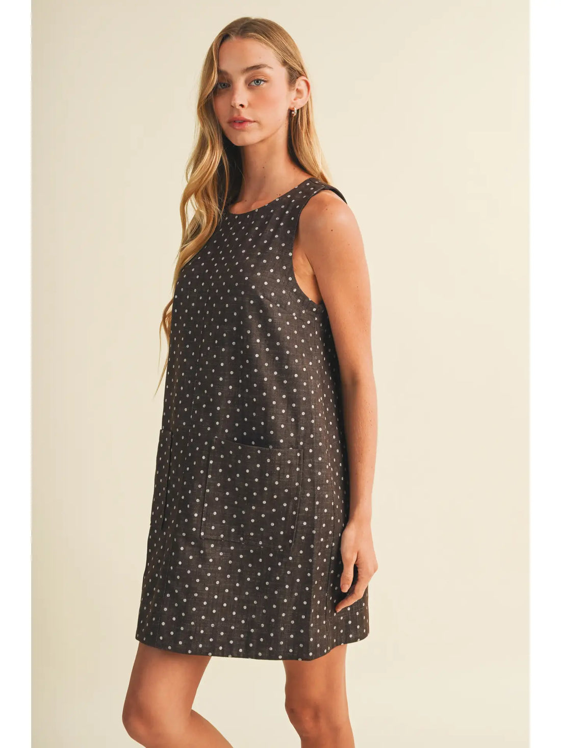 Mustard Seed Polka Dot Dress
