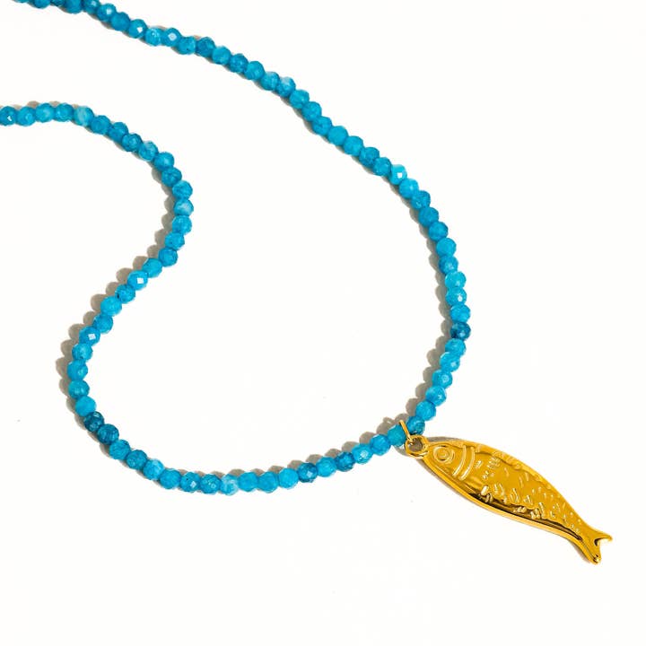 Fish Beaded Necklace