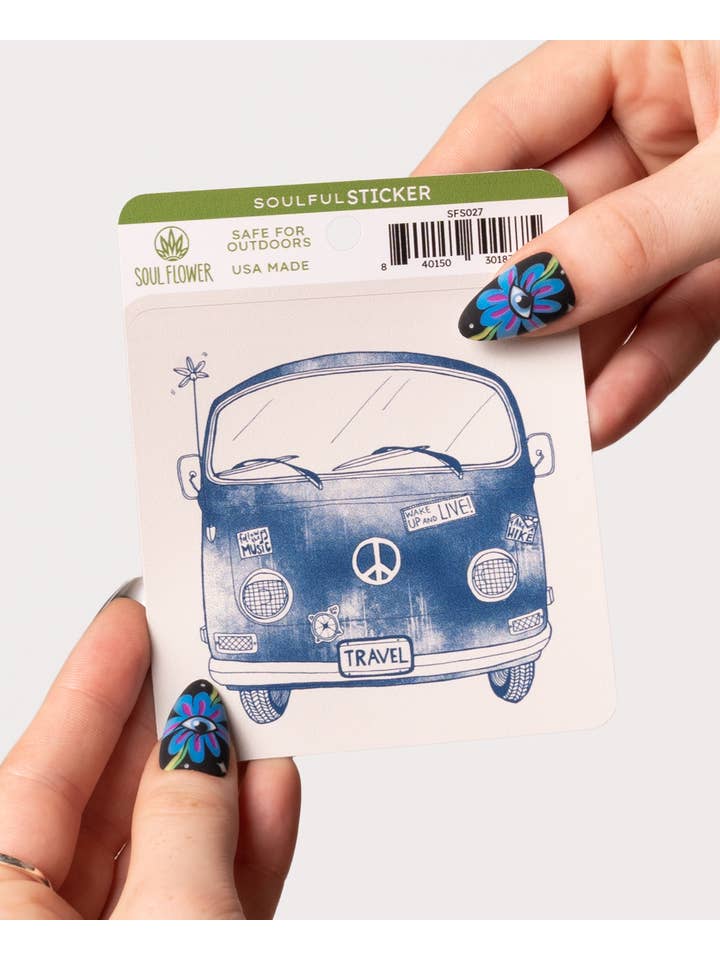 Travel Happy Sticker