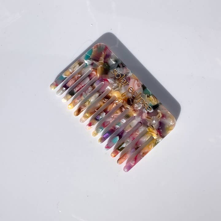 Pocket Size Wide Tooth Acetate Hair Comb