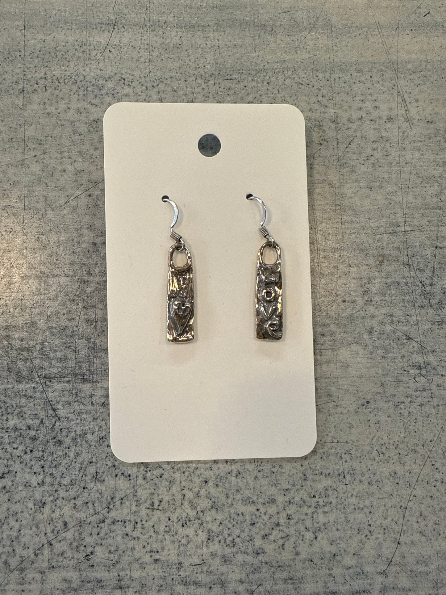 PJE Love Heart Dangle Earrings