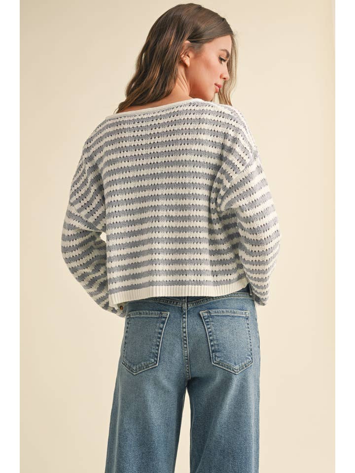 Miou Muse Crochet Knitted Cardigan