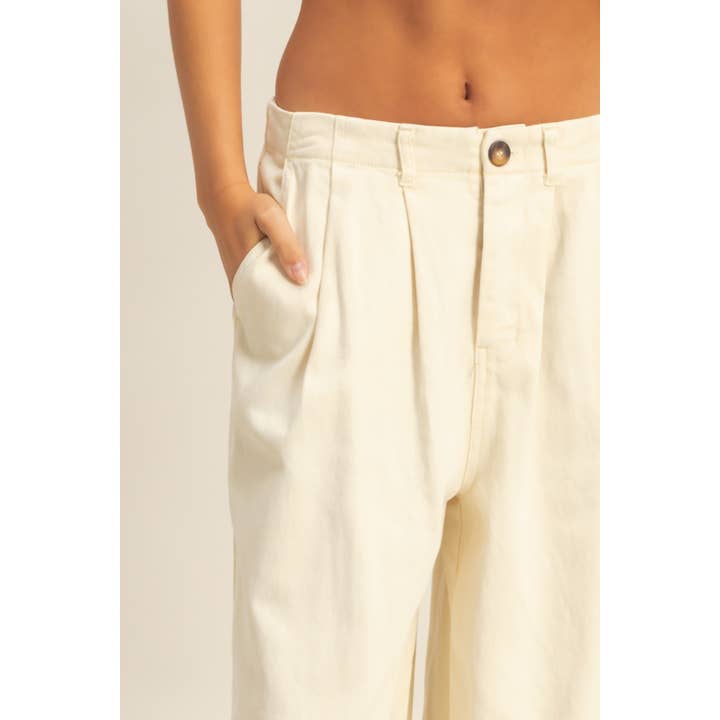 HYFVE Mid Rise Wide Leg Pants
