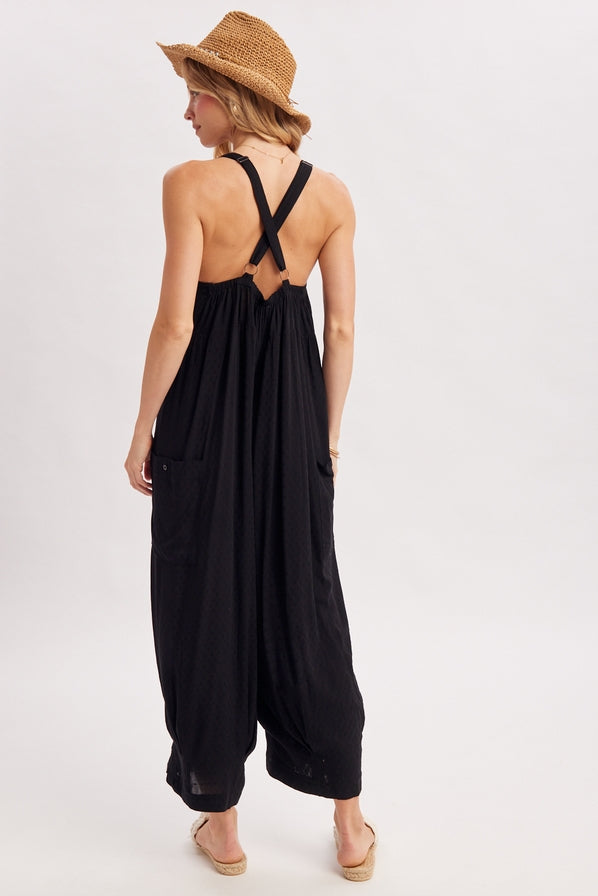 Boho Relaxed Sleeveless Jumpsuit