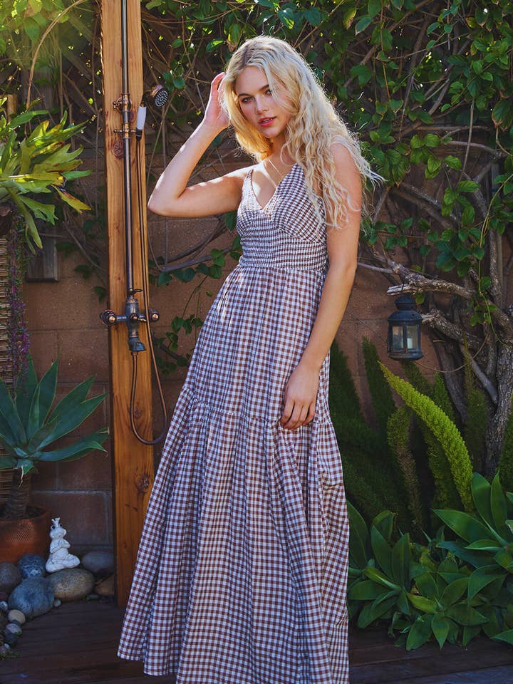 Bucketlist Smocked Maxi Dress