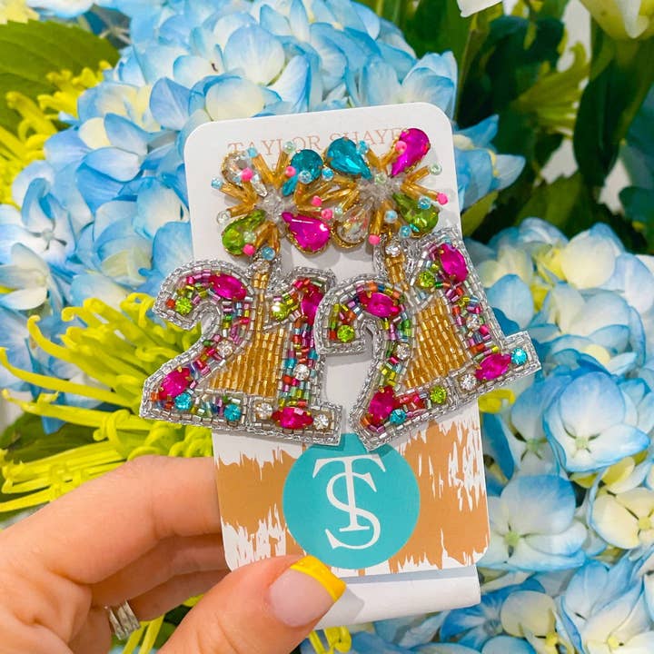 Taylor Shaye 21st Birthday Earrings