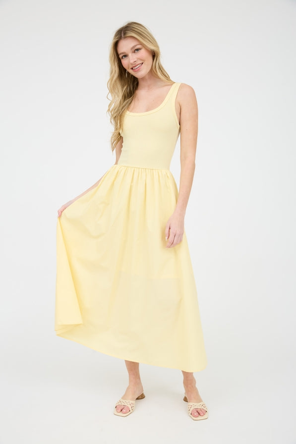 Blu Pepper Tank Midi Dress