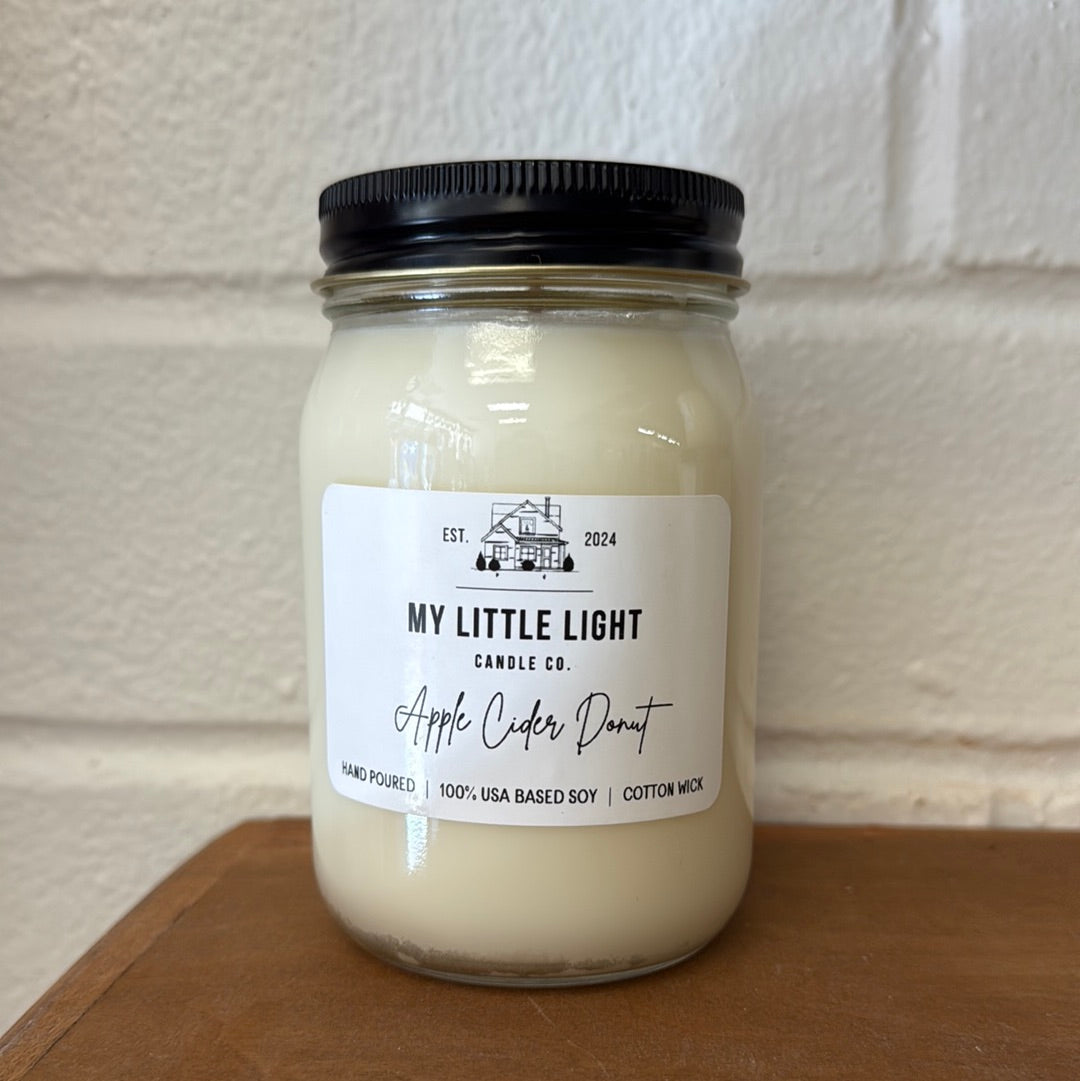 My Little Light Apple Cider Donut Candle