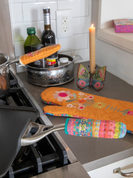 Natural Life Bake Happy Double-Sided Oven Mitt