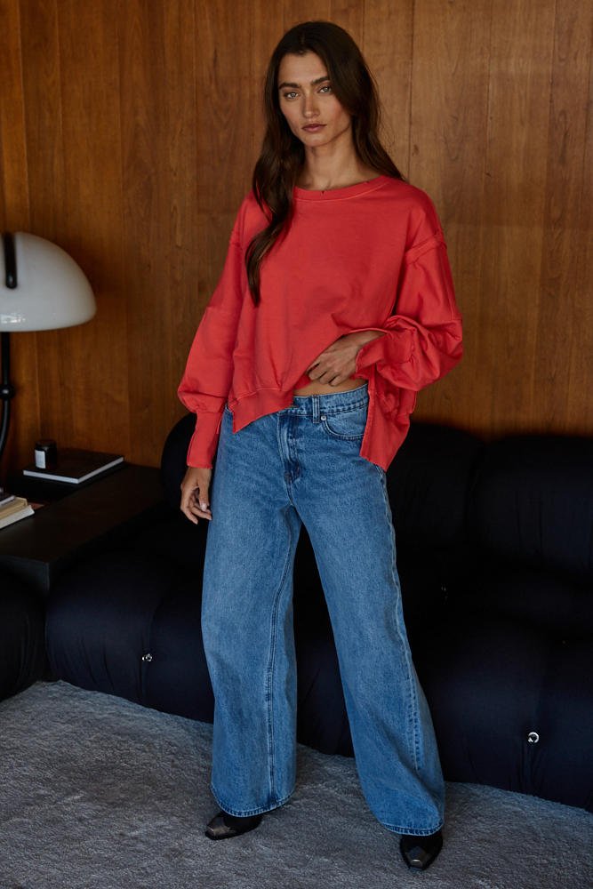 By Together True Blue Denim Straight Leg Pants