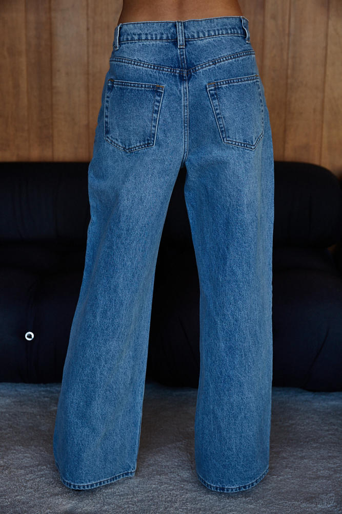 By Together True Blue Denim Straight Leg Pants