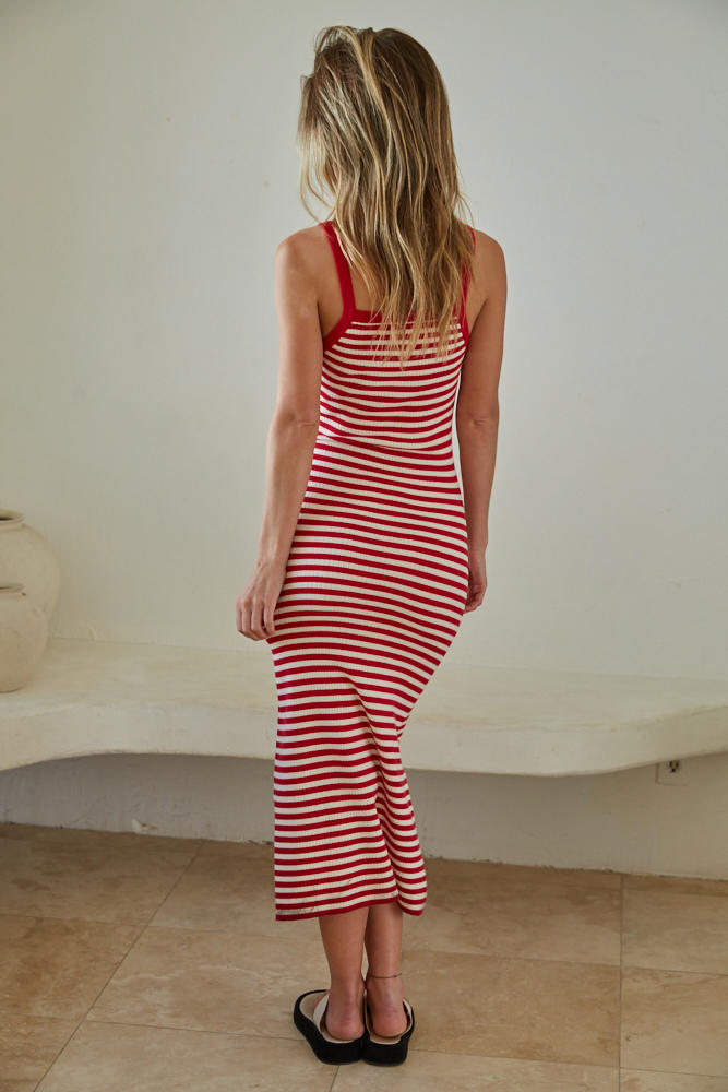 By Together Rhode Striped Bodycon Dress