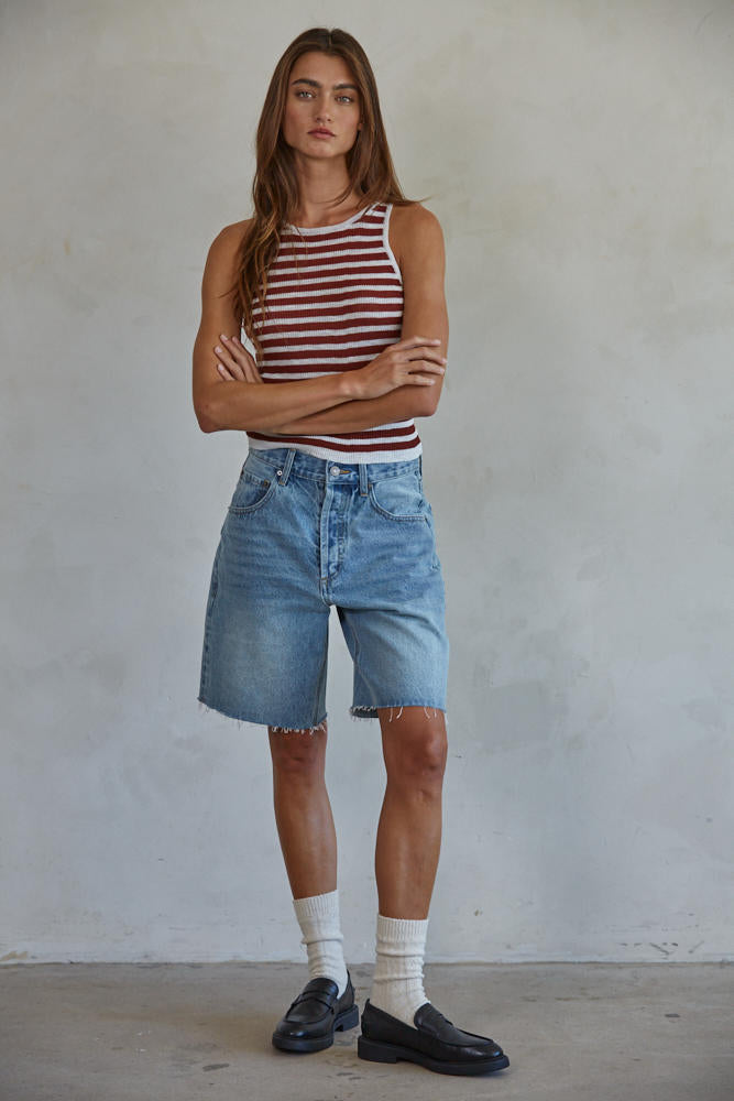 By Together Caplan Striped Tank