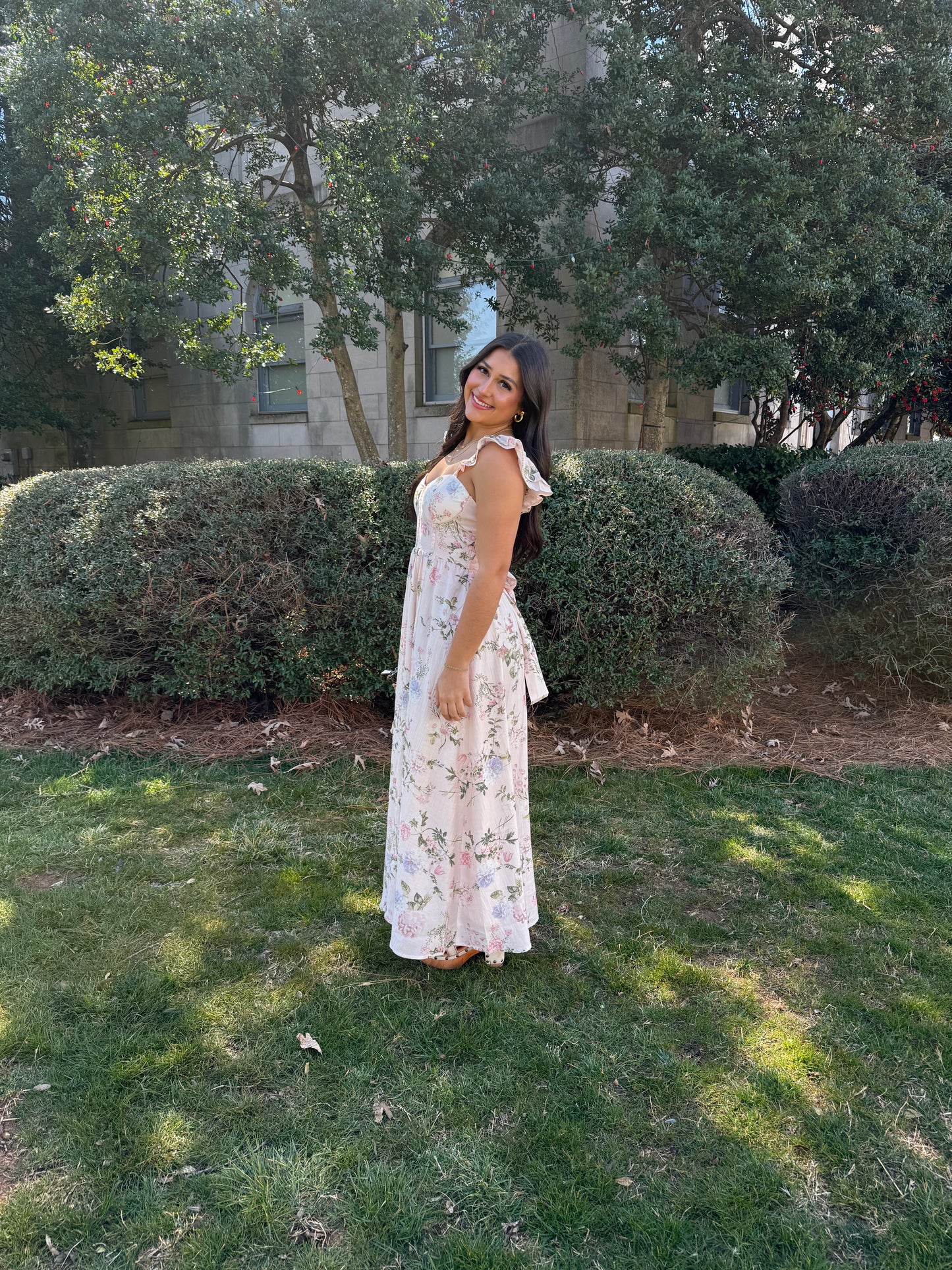 Blu Pepper Floral Maxi Dress