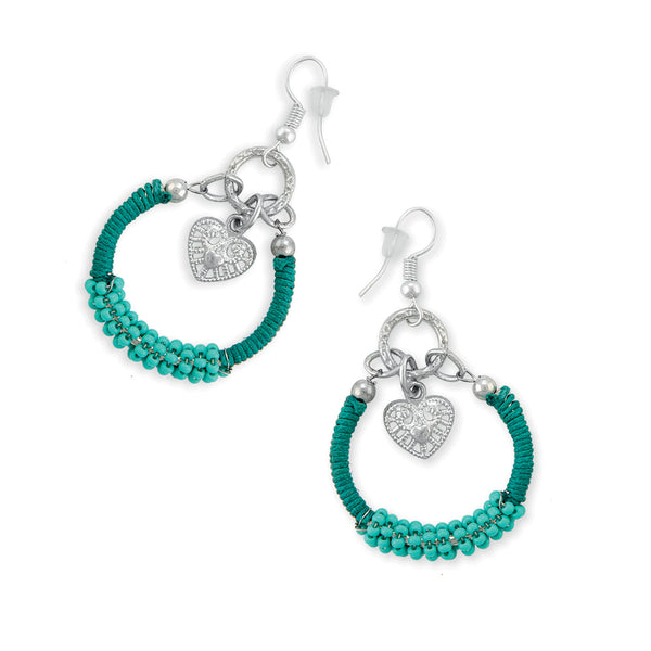 Myra Bag Heart Embrace Hoop Earrings