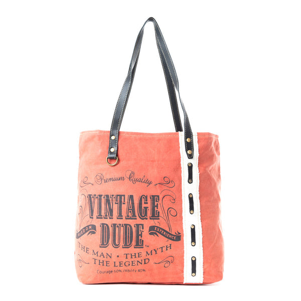 Myra Bag Western Vintage Tote Bag