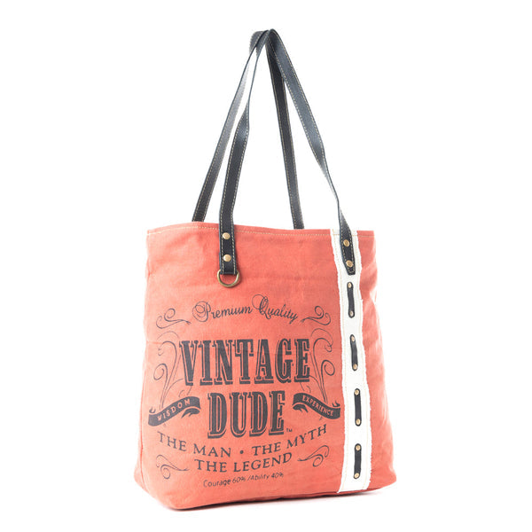 Myra Bag Western Vintage Tote Bag