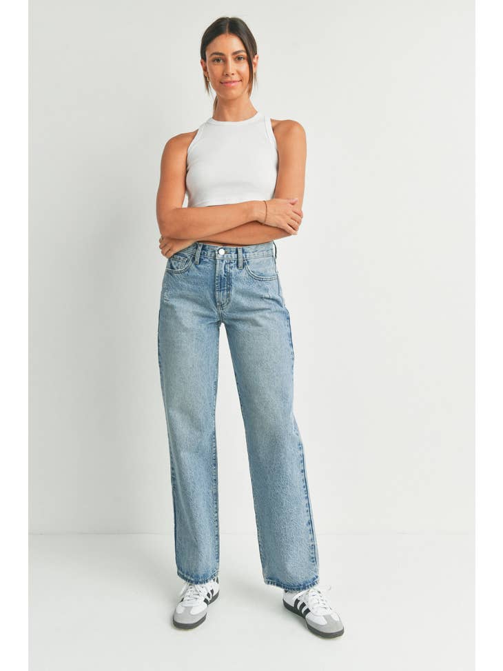 Just Black Denim Relaxed Straight Jean