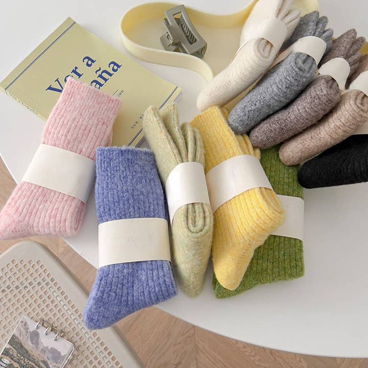 Warm Wool Blend Socks