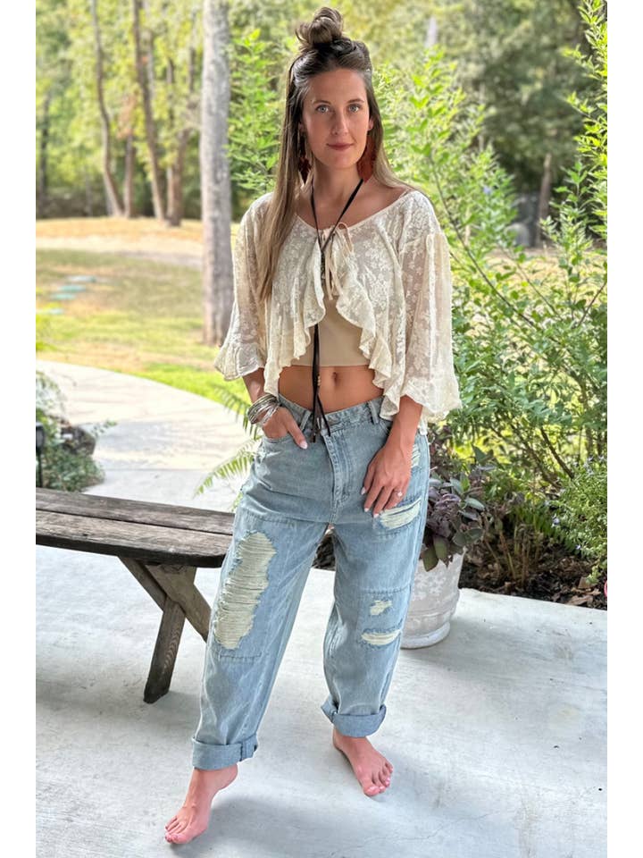 Jaded Gypsy All Your Love Lace Top