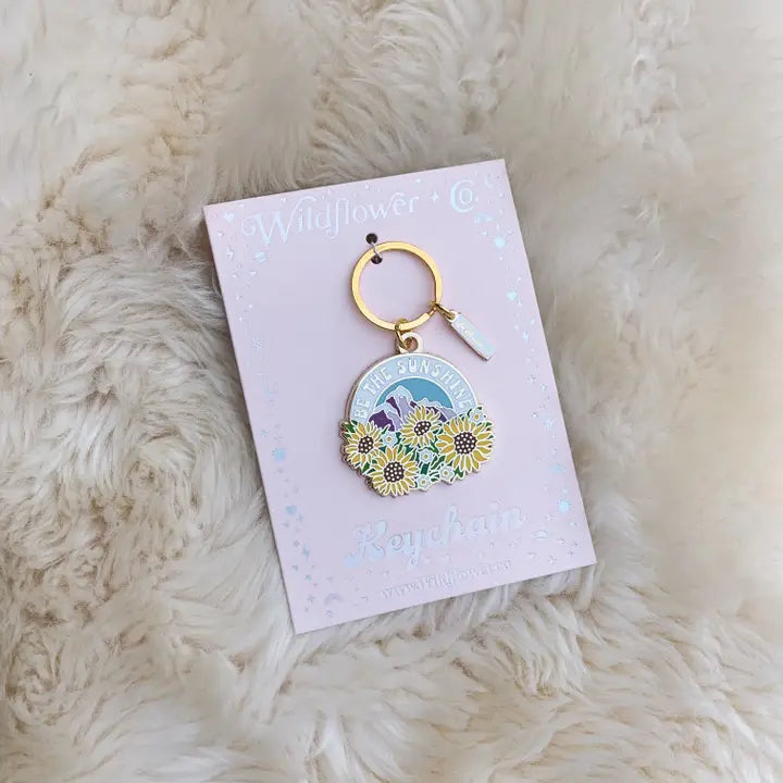 Be The Sunshine Enamel Keychain