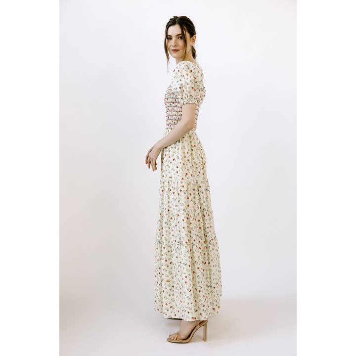 Storia Rose Bouquet Maxi Dress