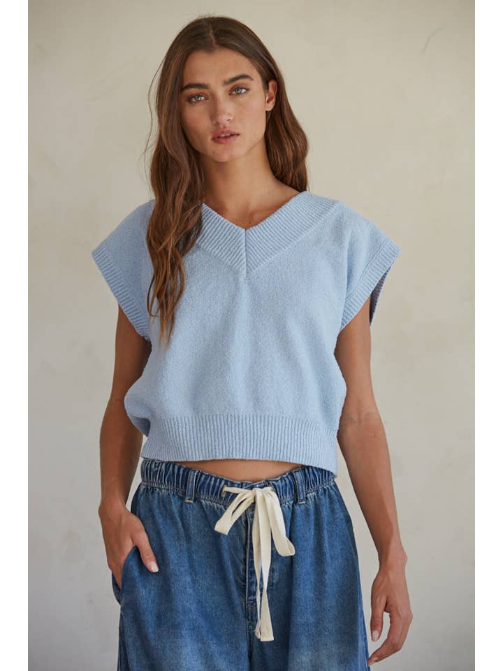 By Together Knit Sweater Vest Top