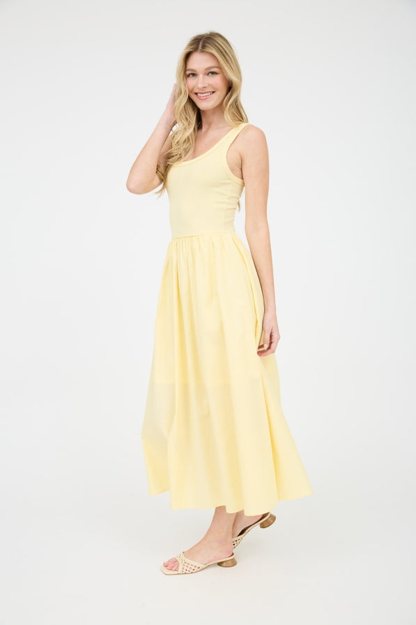 Blu Pepper Tank Midi Dress
