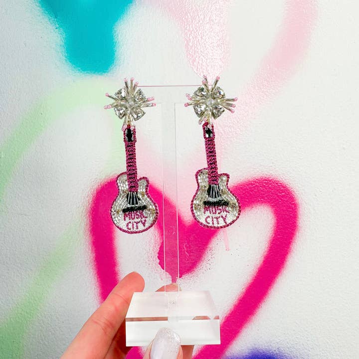 Taylor Shaye Music City Guitars Earrings