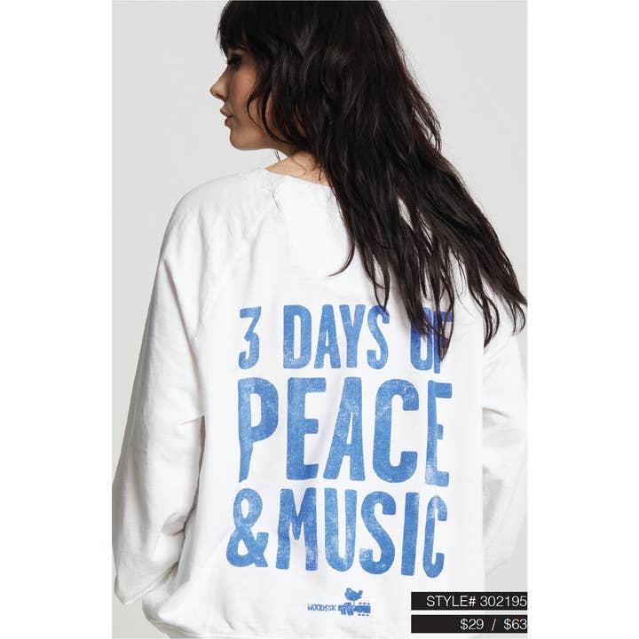 Woodstock Ls Burnout Sweatshirt