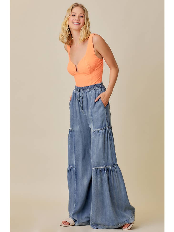 Mustard Seed Wide Leg Pants – Raised By The South