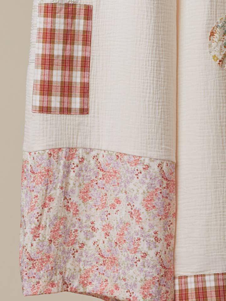 Boho Patchwork Wide Leg Pants