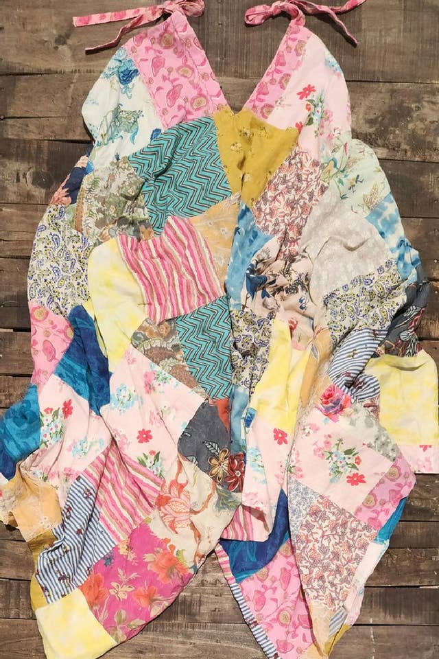 Jaded Gypsy Patchwork Sunrise Jumpsuit