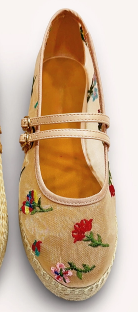 Floral Mary Jane Espadrille