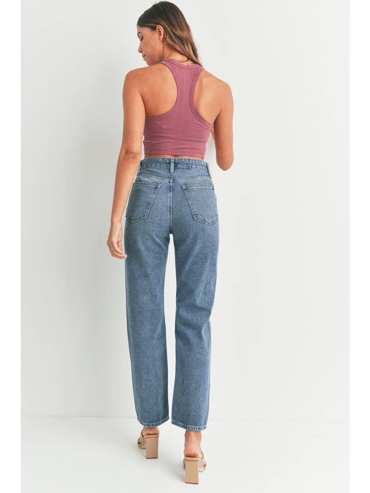 Just USA Abbott High Rise Dad Jean